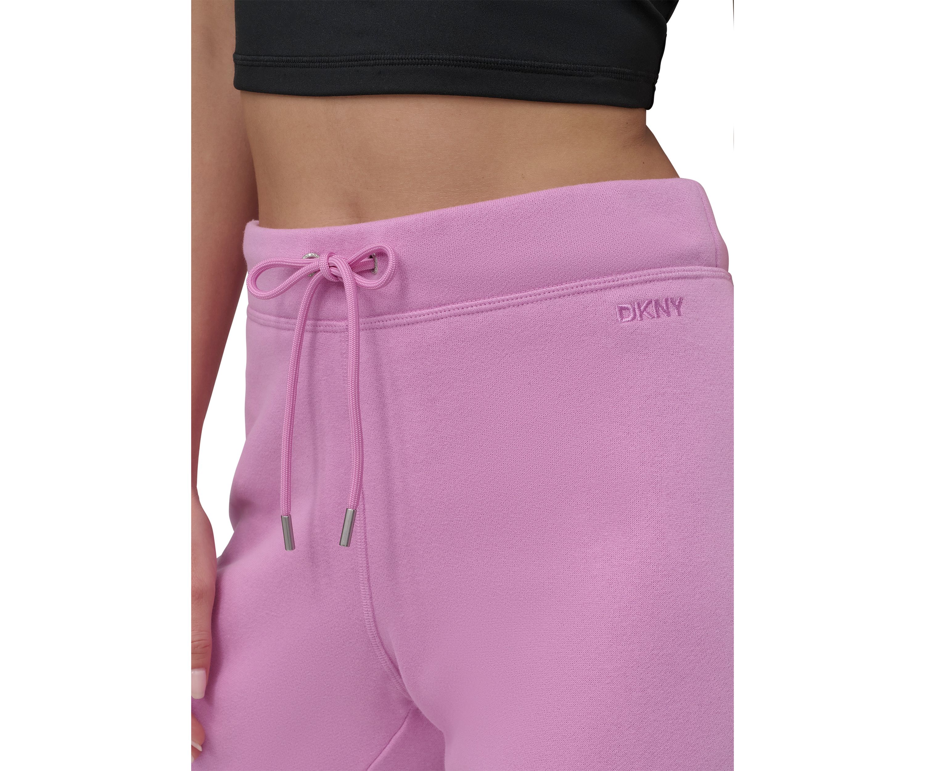 Embroidered Logo Taper Leg Ankle Length Joggers 