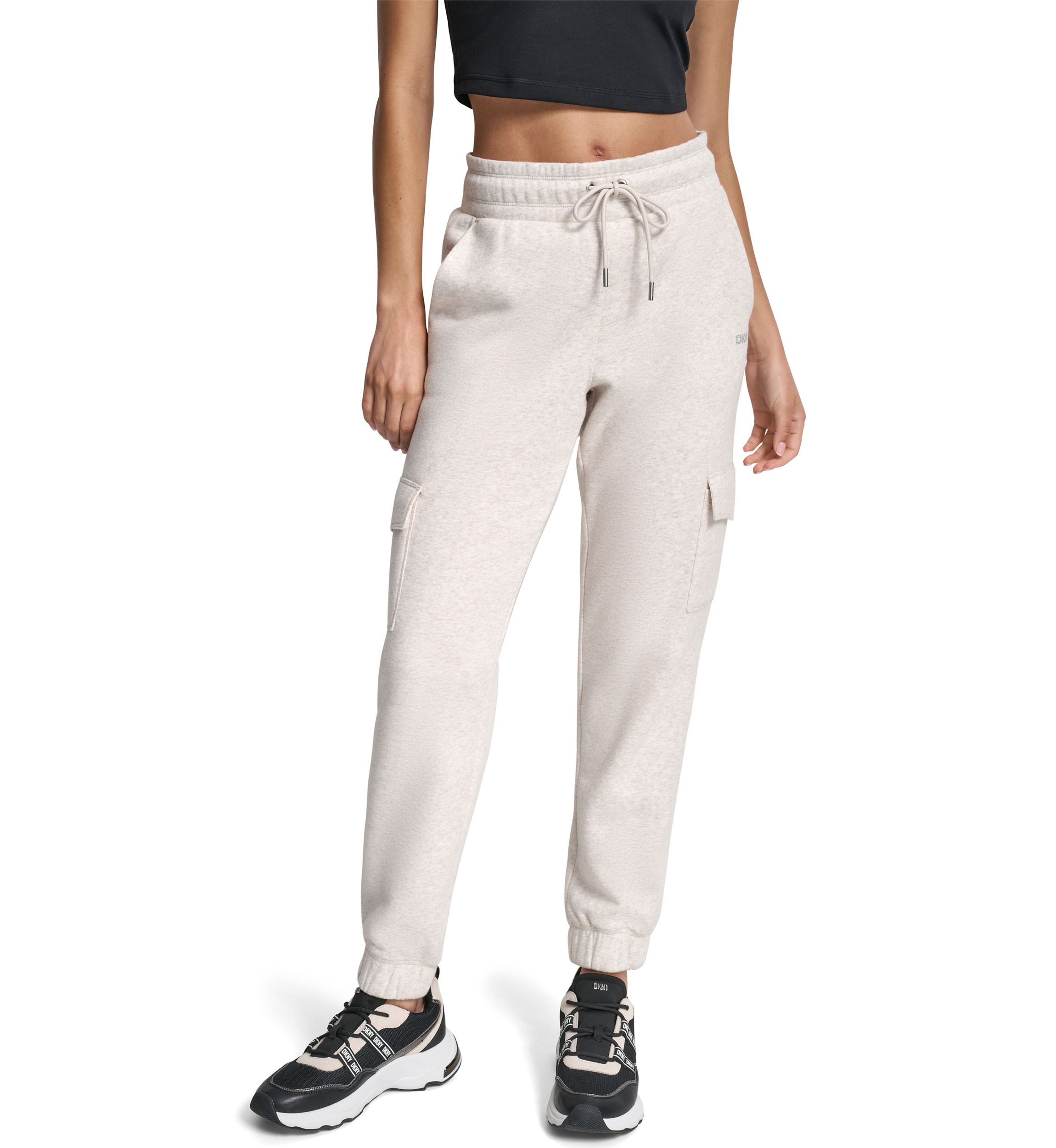 Embroidered Logo Slim Fit Cargo Jogger with Pockets