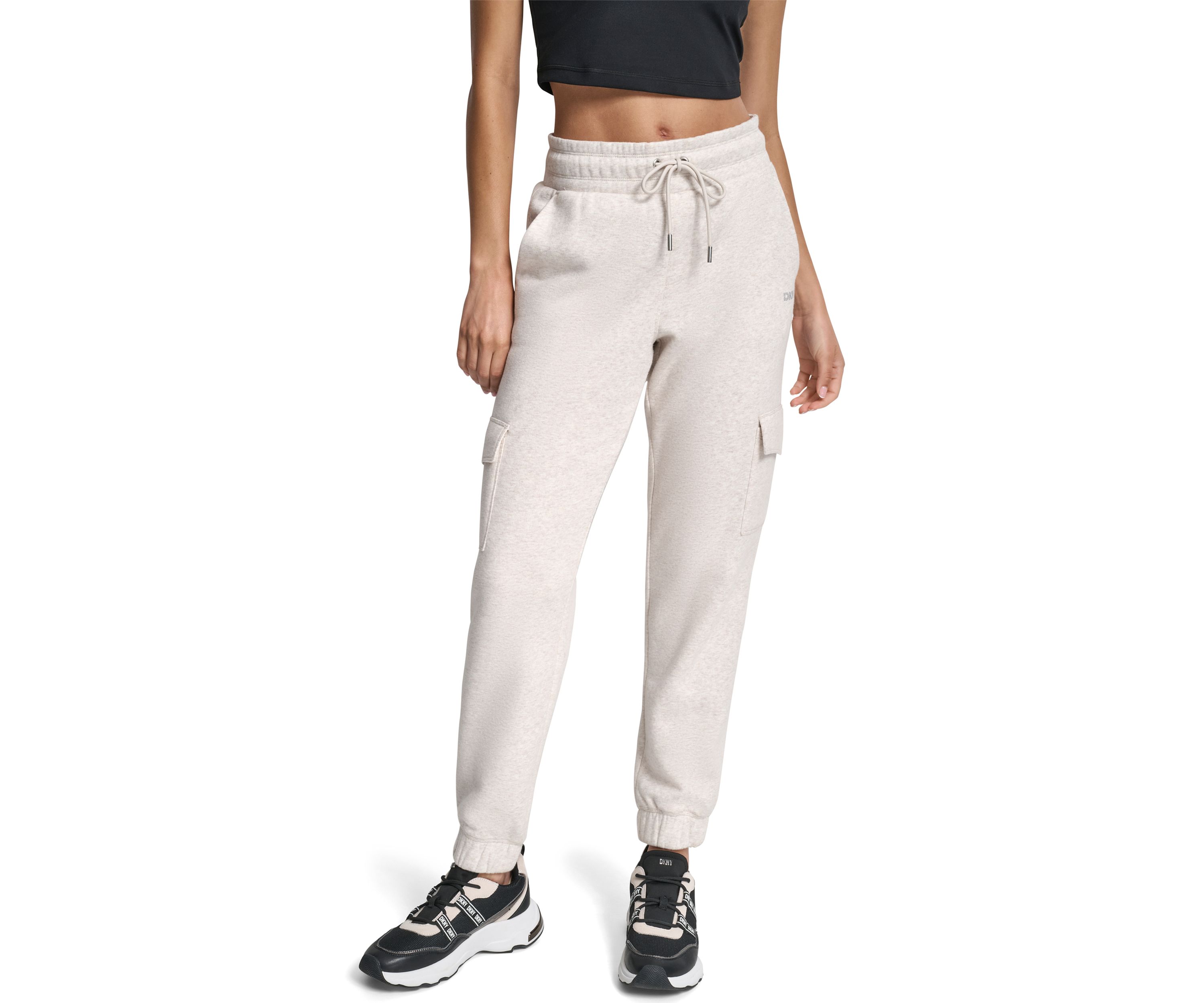 Embroidered Logo Slim Fit Cargo Jogger with Pockets