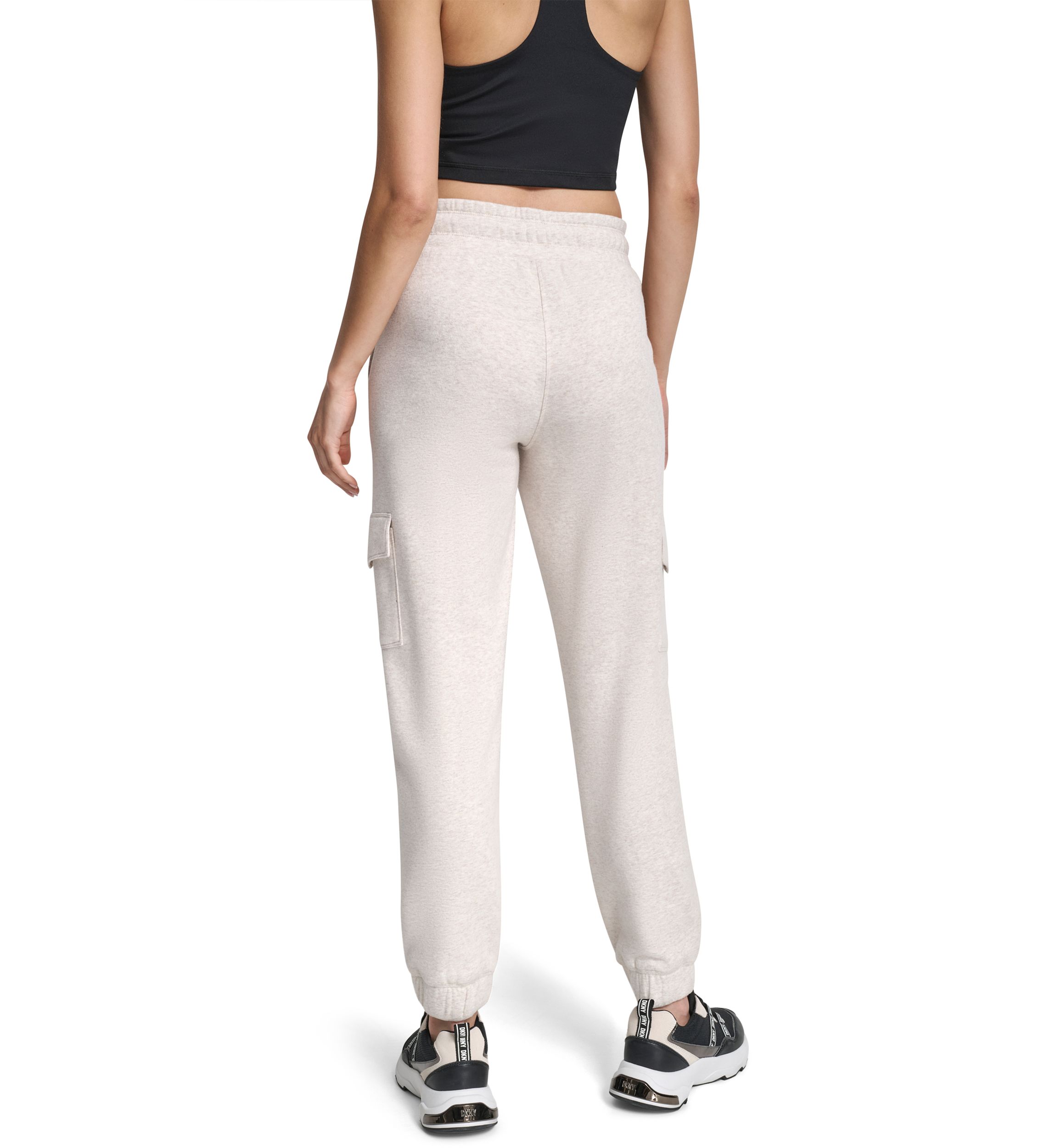 Embroidered Logo Slim Fit Cargo Jogger with Pockets