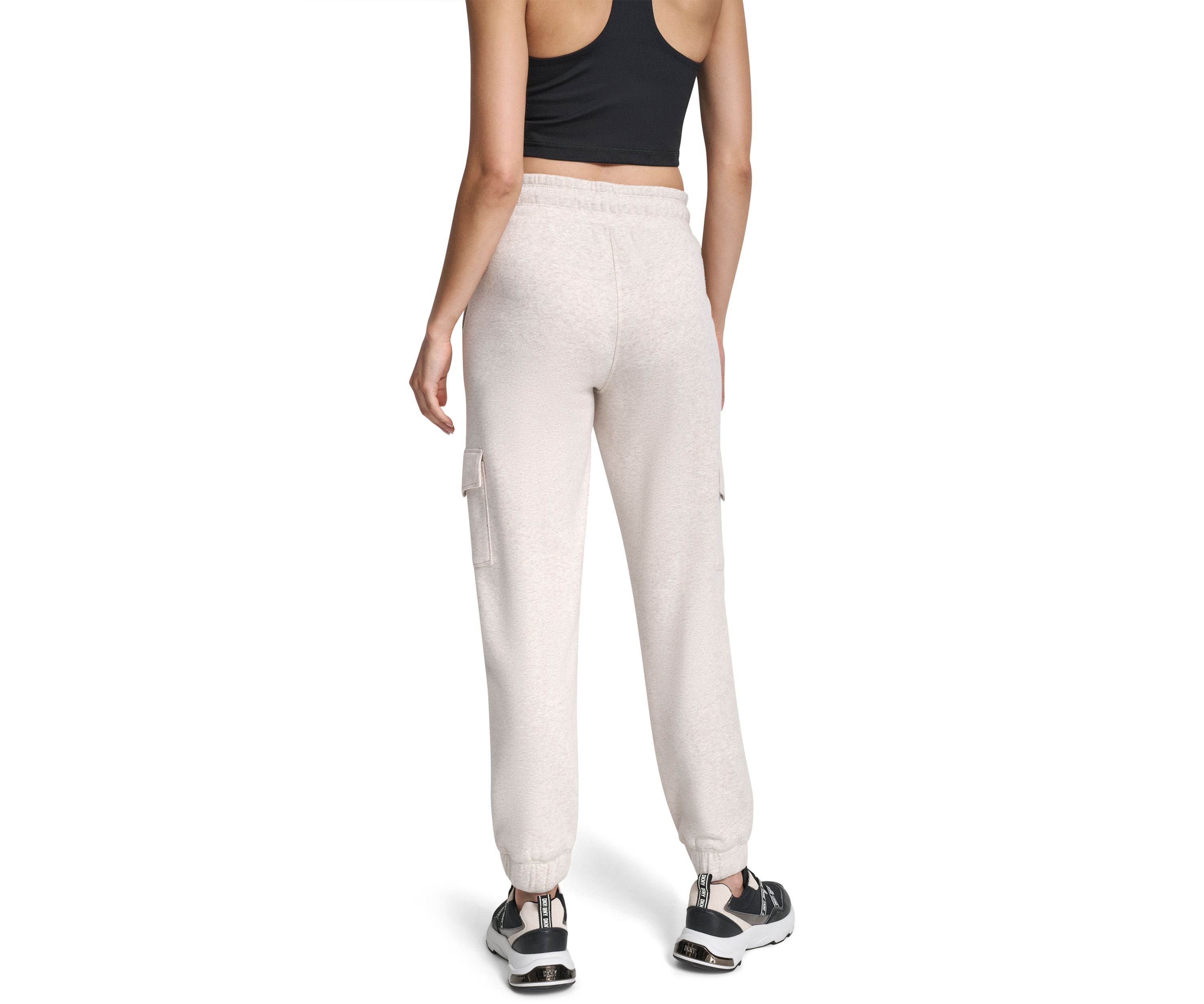 Embroidered Logo Slim Fit Cargo Jogger with Pockets