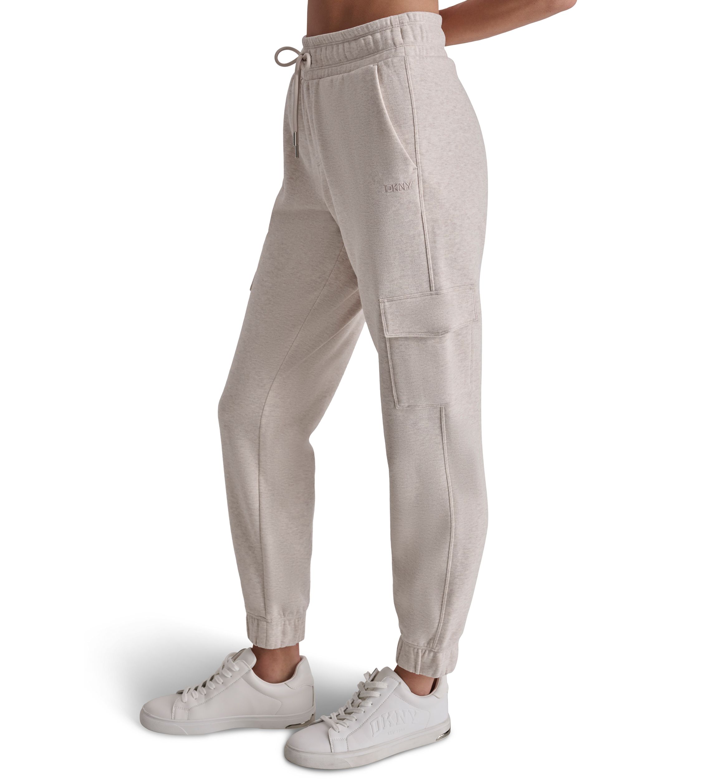Embroidered Logo Slim Fit Cargo Jogger with Pockets
