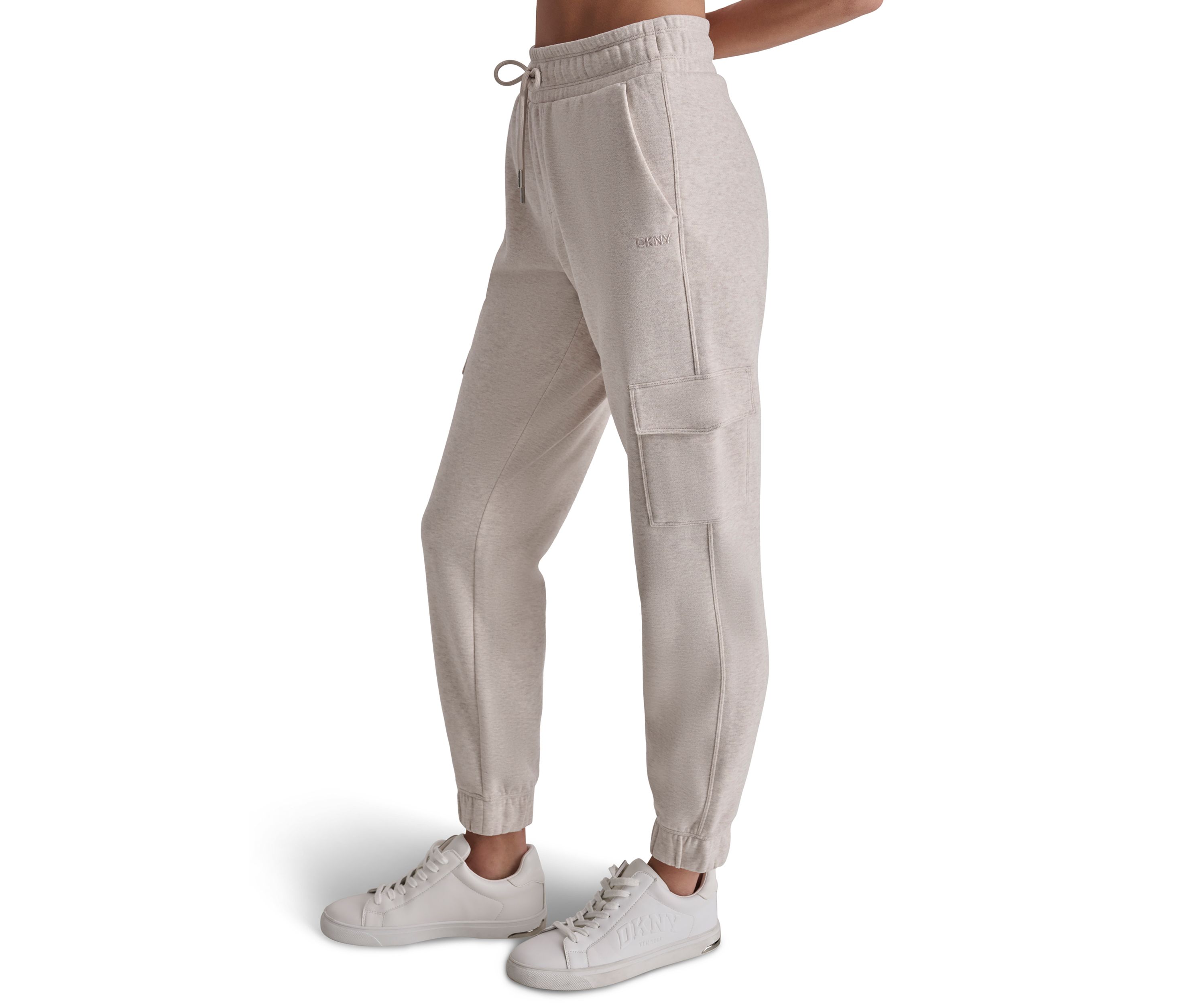Embroidered Logo Slim Fit Cargo Jogger with Pockets