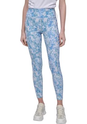 DKNY Sport Women's High Waist 7/8 Printed Leggings, Small