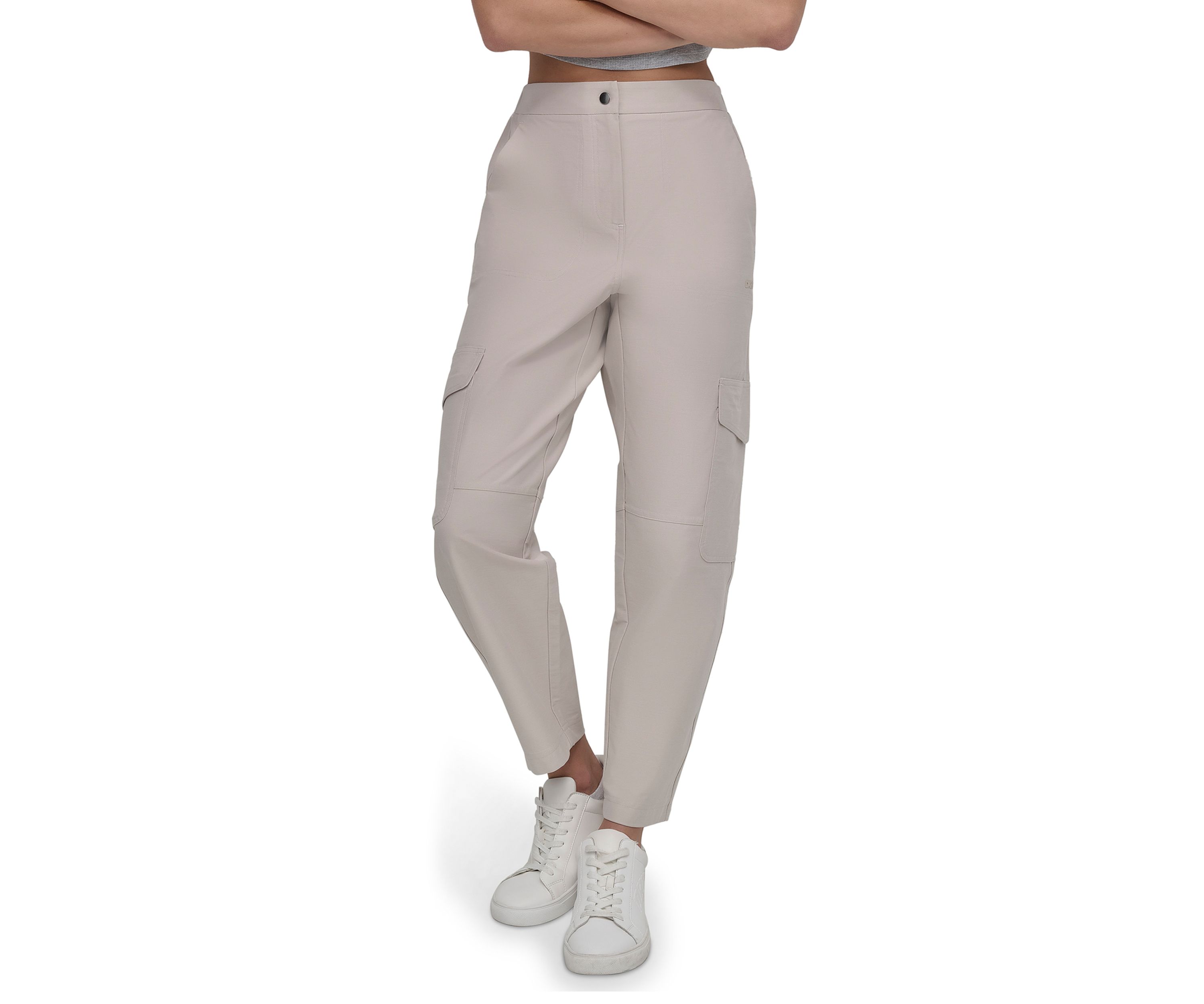 Knit Canvas Cargo Pants