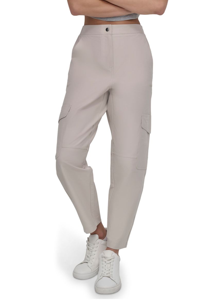 Knit Canvas Cargo Pants