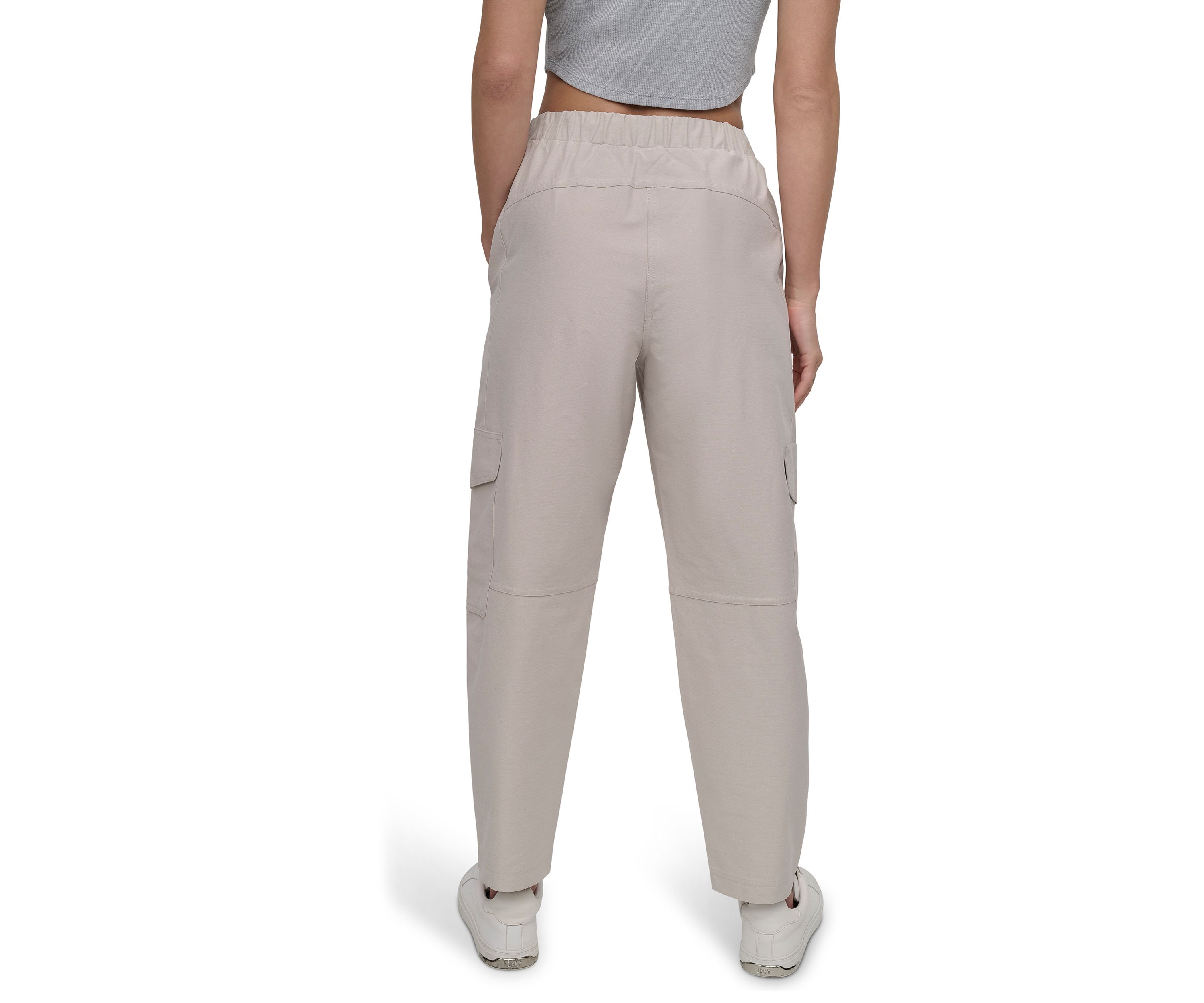 Knit Canvas Cargo Pants