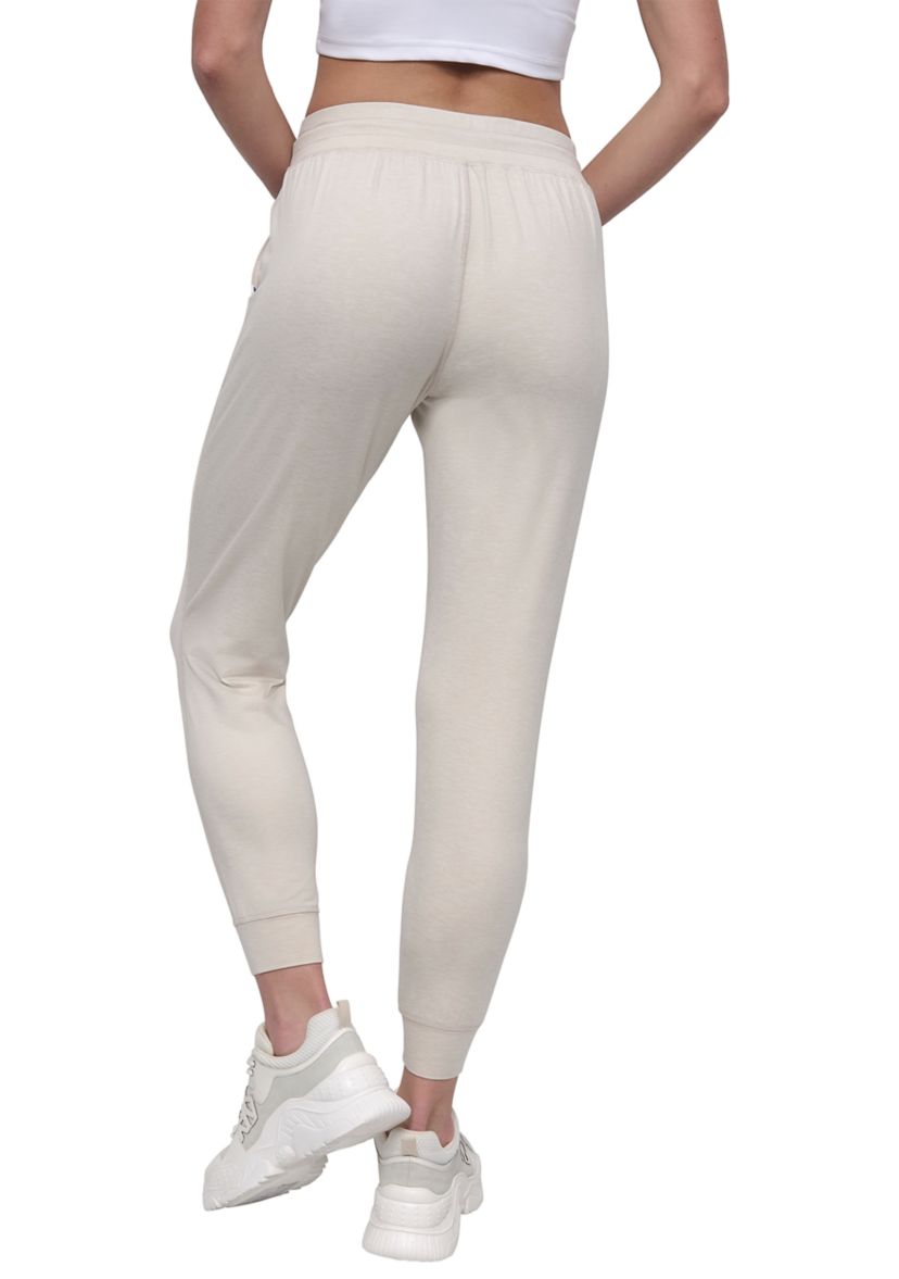 Space Dye High Waist Slim Fit Joggers with Pockets 