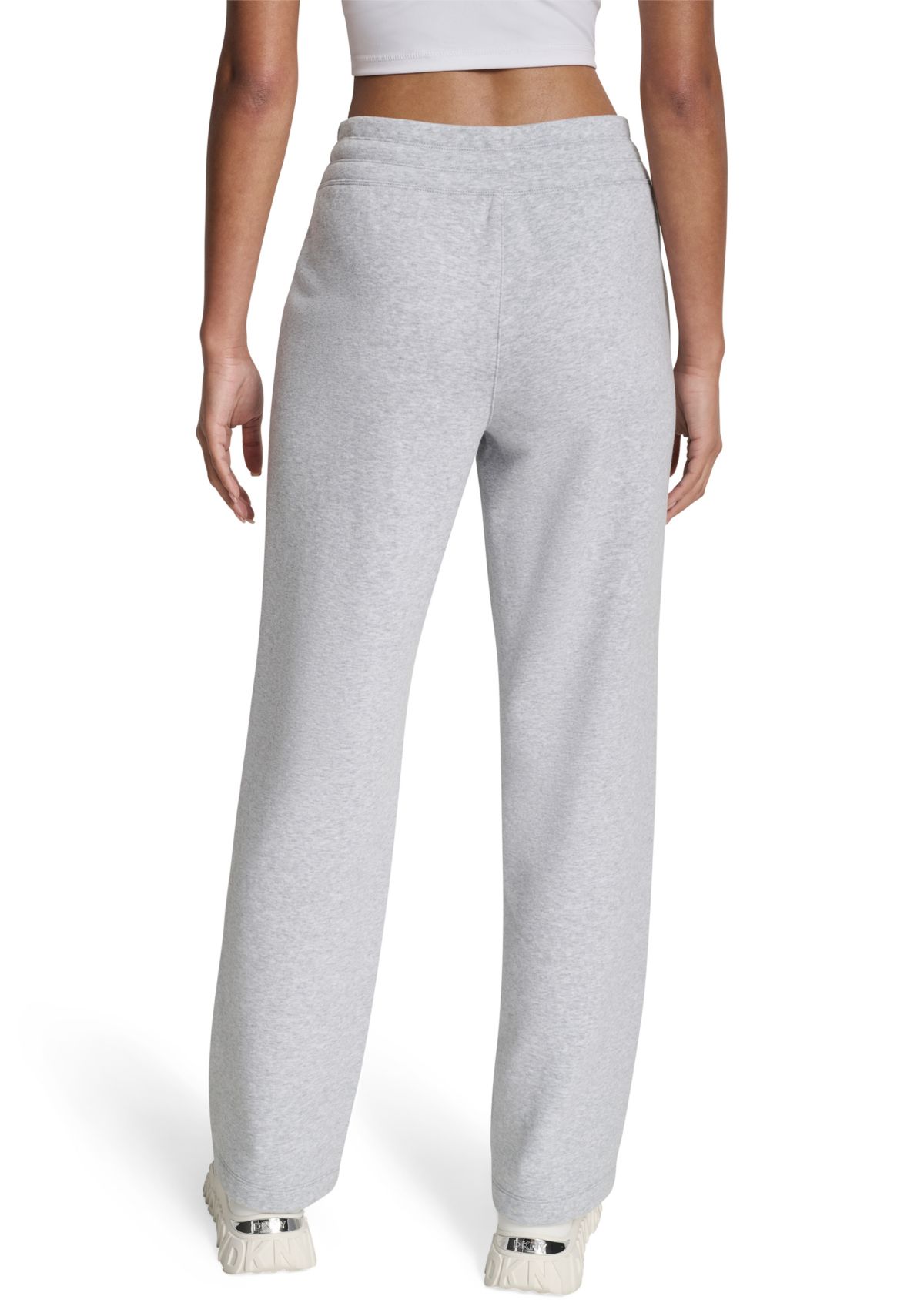 Womens Tonal Patch Logo Track Pants with Pockets