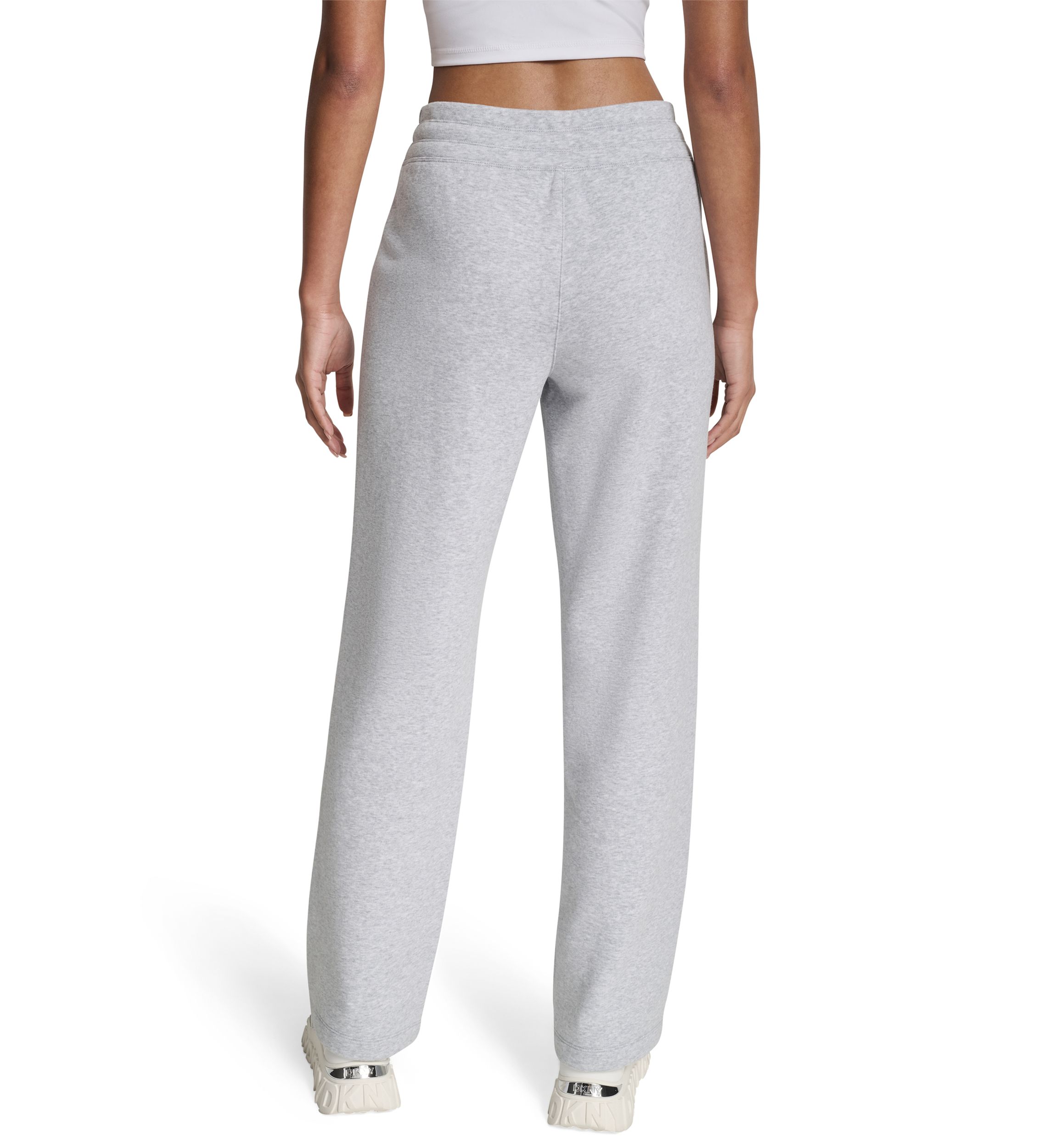 Womens Tonal Patch Logo Track Pants with Pockets