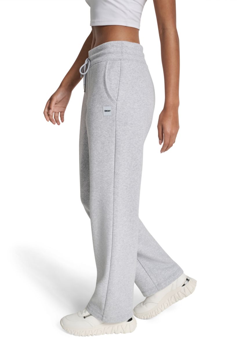 Womens Tonal Patch Logo Track Pants with Pockets