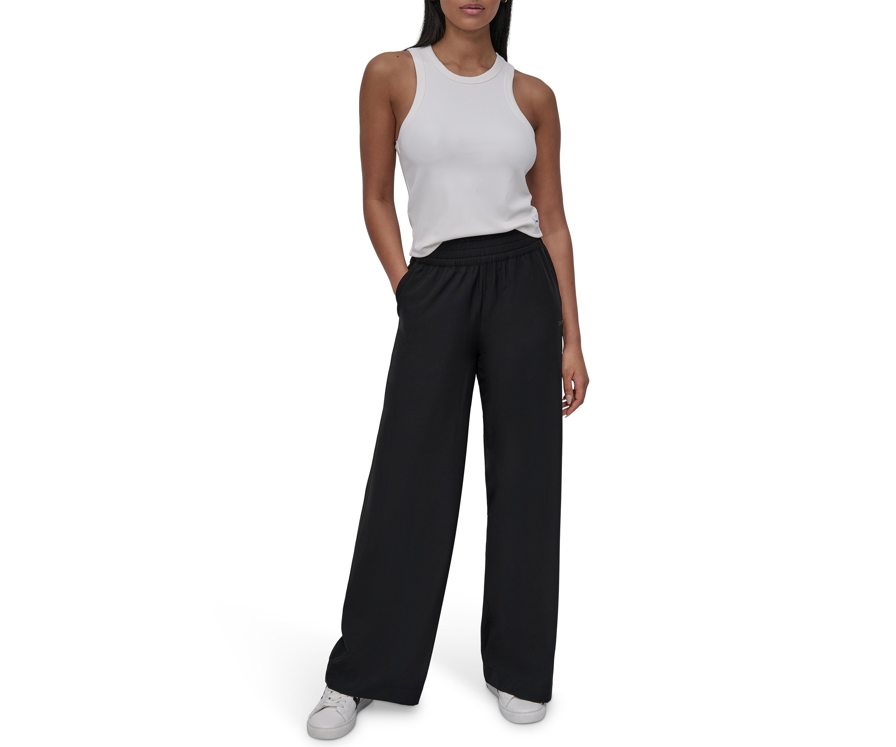 High-Rise Wide Leg Pants