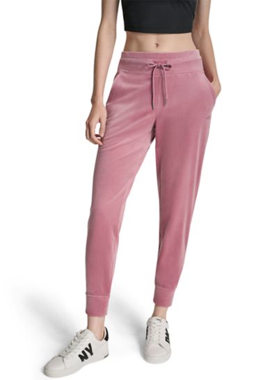 Women's Mid-Rise Slim Fit Jogger with Logo Embroidery 