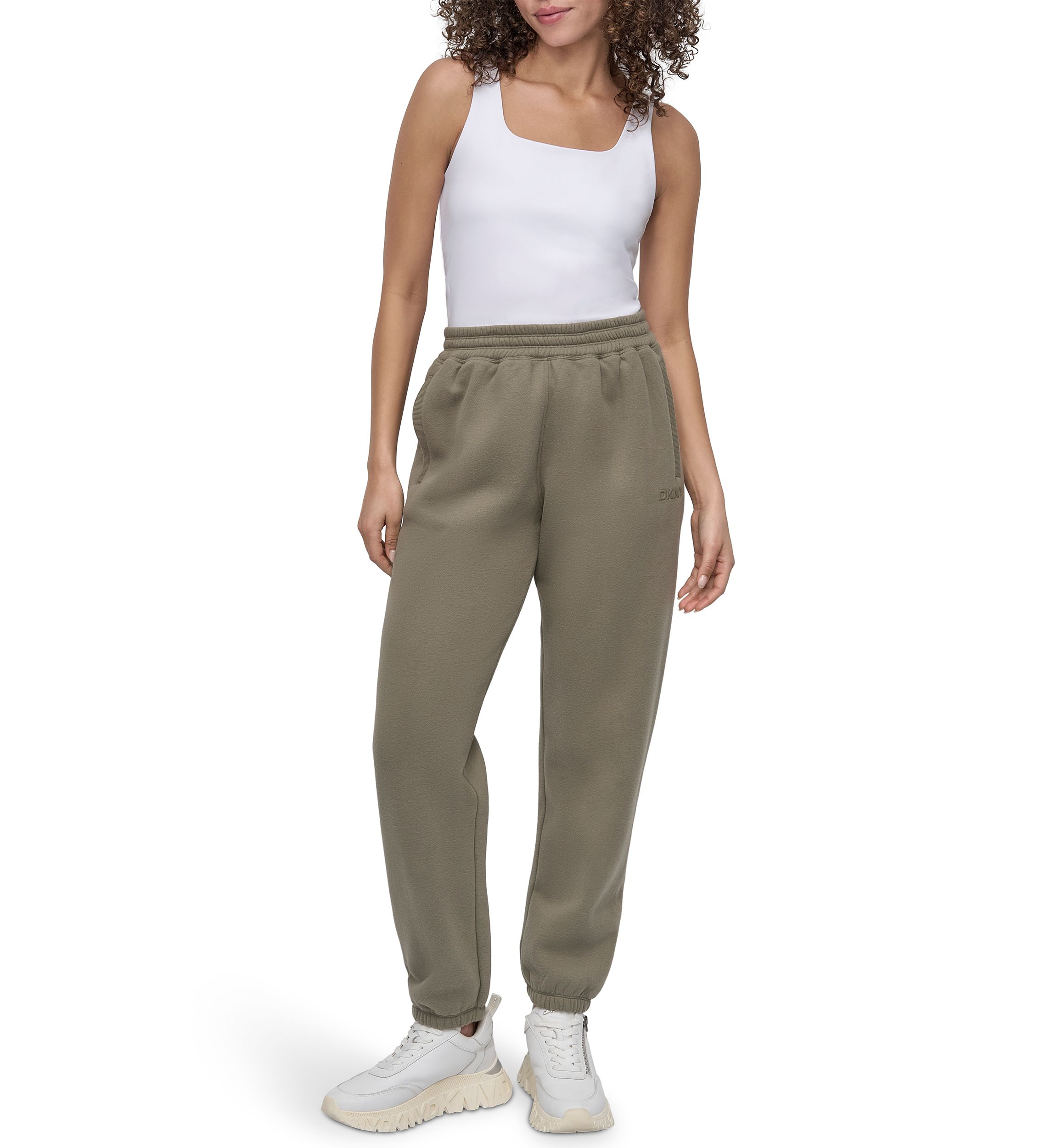 Womens HD Logo High Waist Relaxed Jogger Pants
