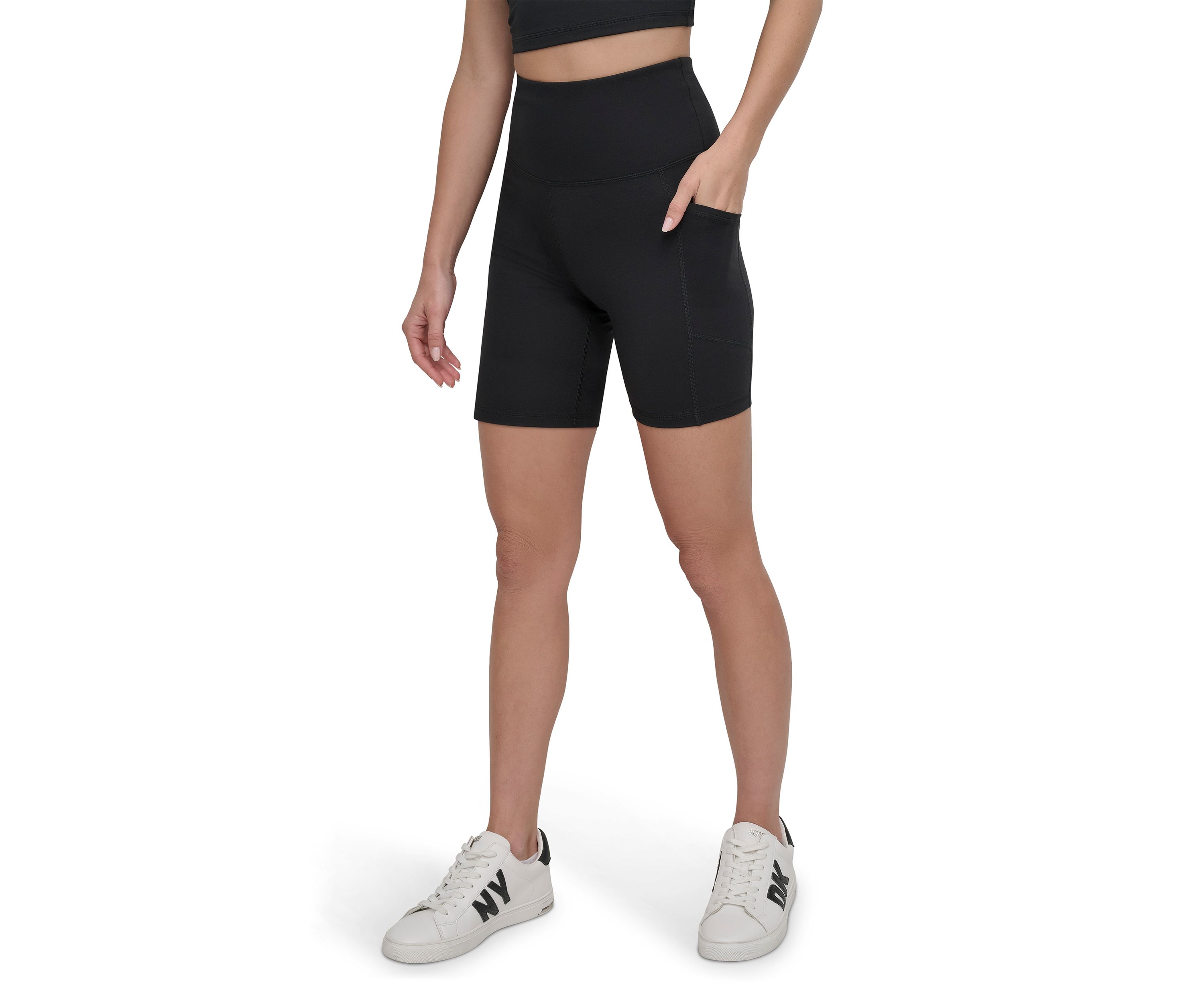 Womens Balance Compression Super High Rise 6" Bike Shorts with Pockets