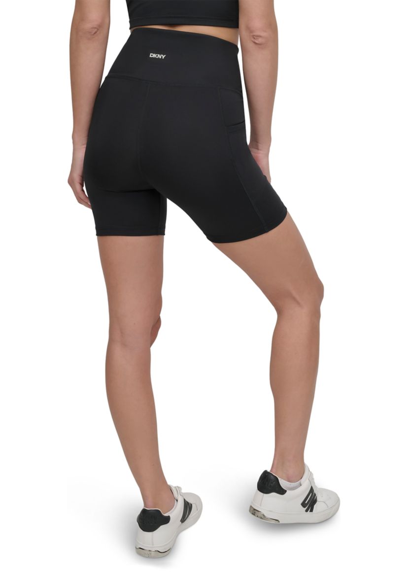 Womens Balance Compression Super High Rise 6" Bike Shorts with Pockets