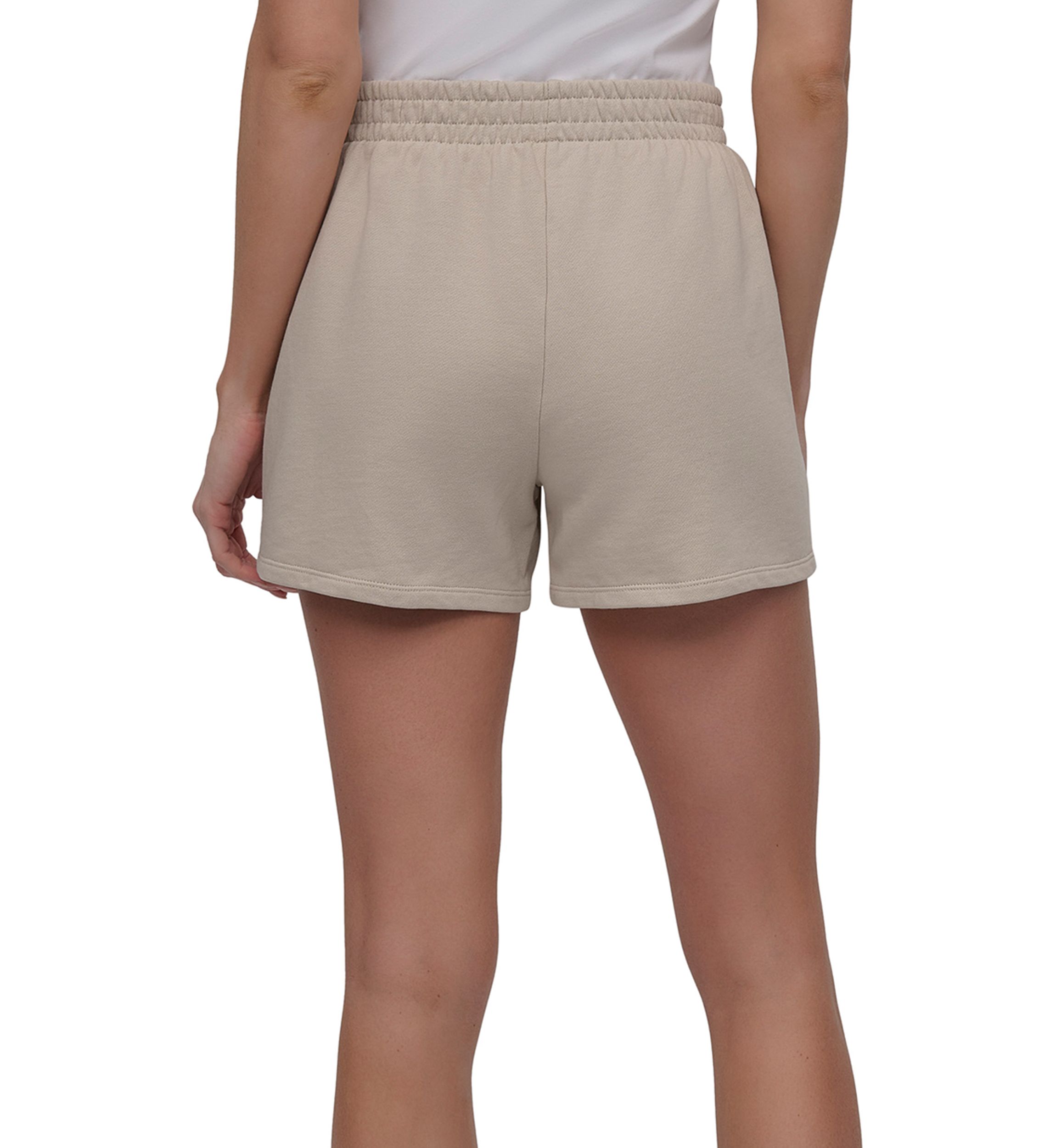 Varsity Embroidered Logo Smocked Waist 4" Shorts with Pockets