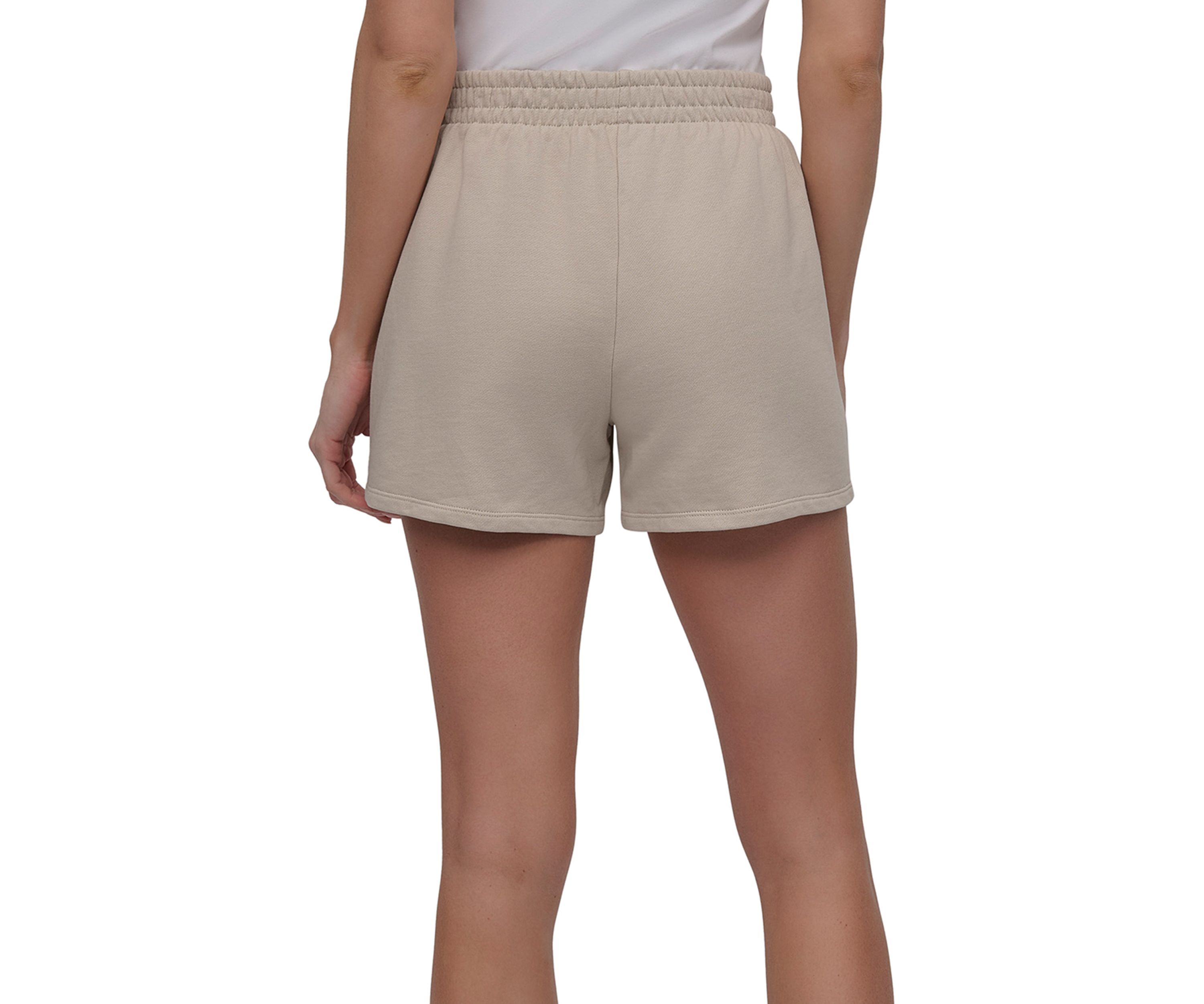 Varsity Embroidered Logo Smocked Waist 4" Shorts with Pockets