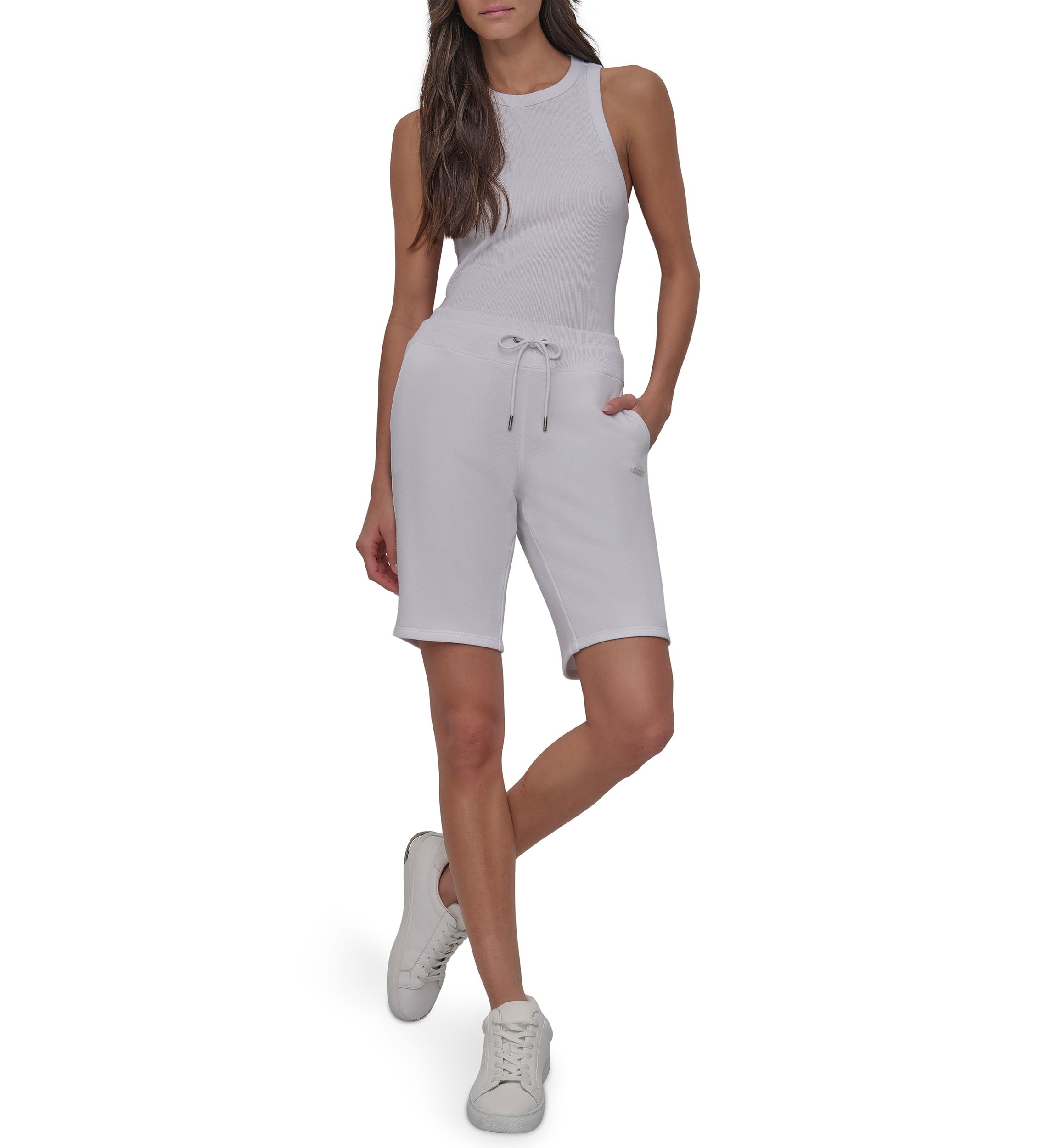 HD Logo 10" Bermuda Shorts with Pockets and Side Vents