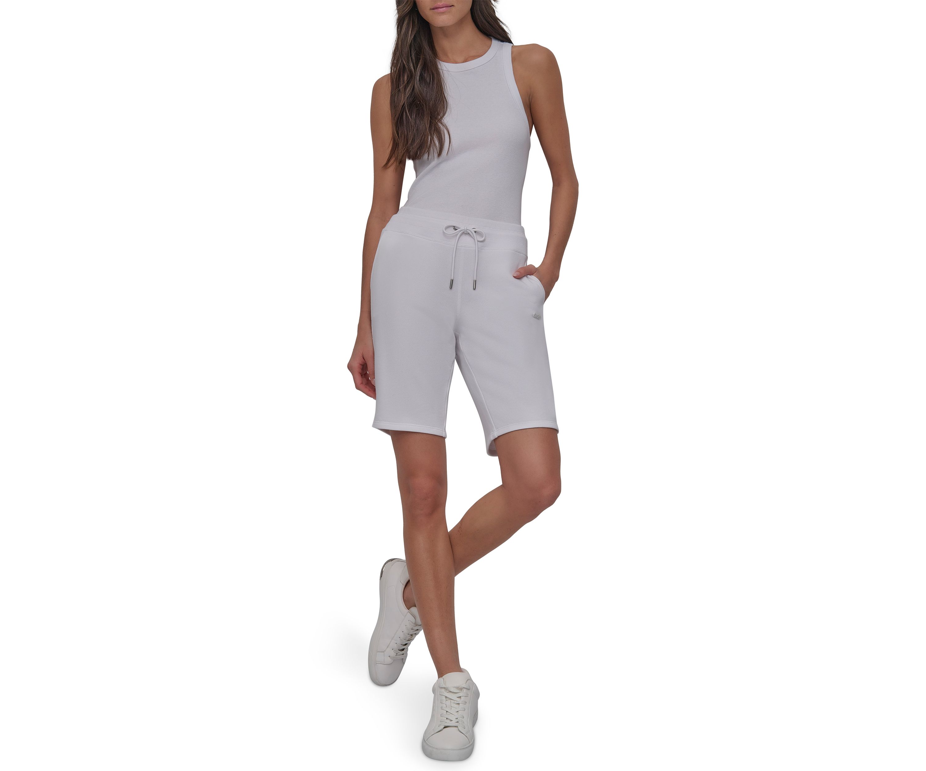 HD Logo 10" Bermuda Shorts with Pockets and Side Vents