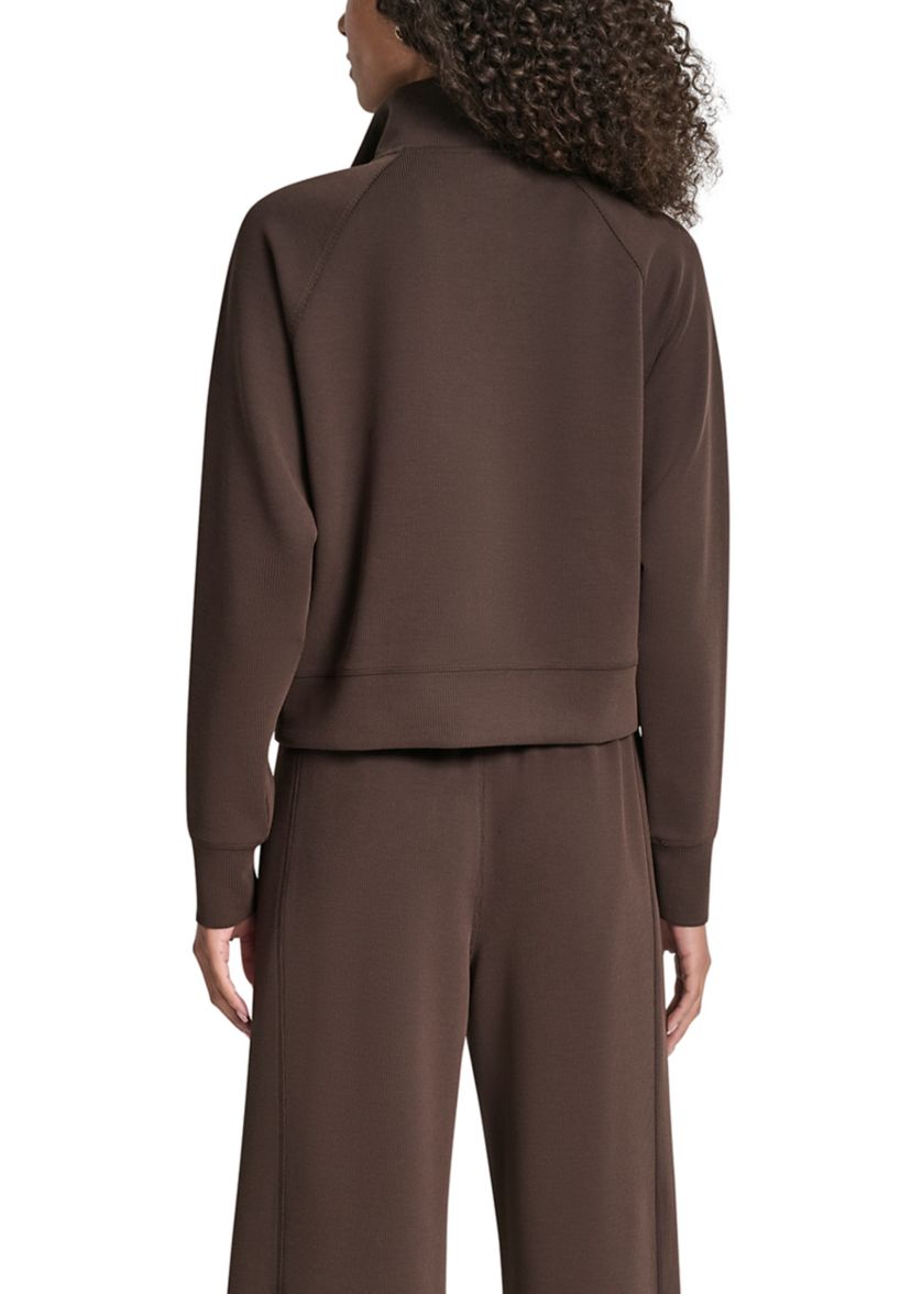 Womens Highline Ribbed Half Zip Pullover