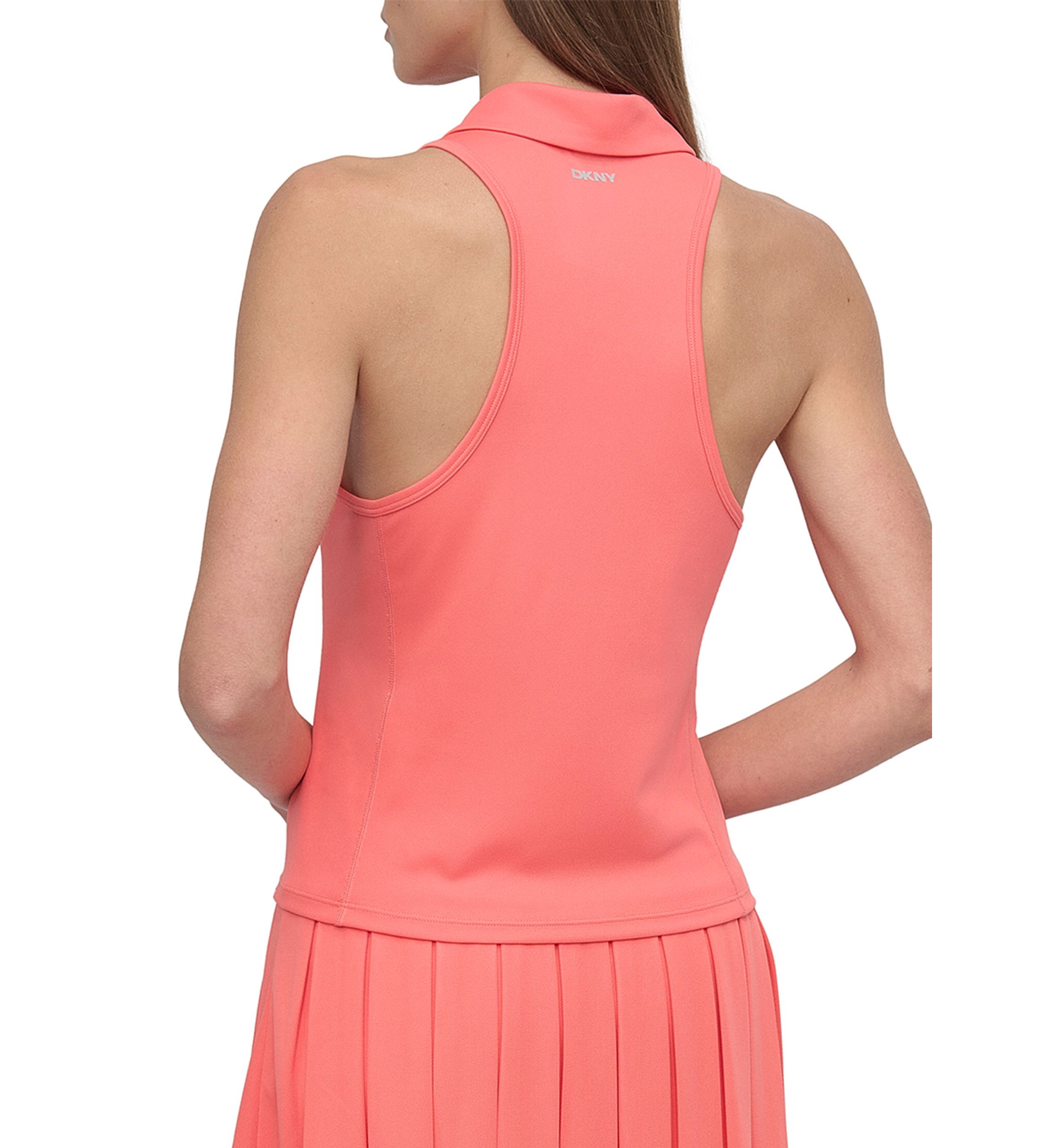 Court Pique Racerback Polo Tank 