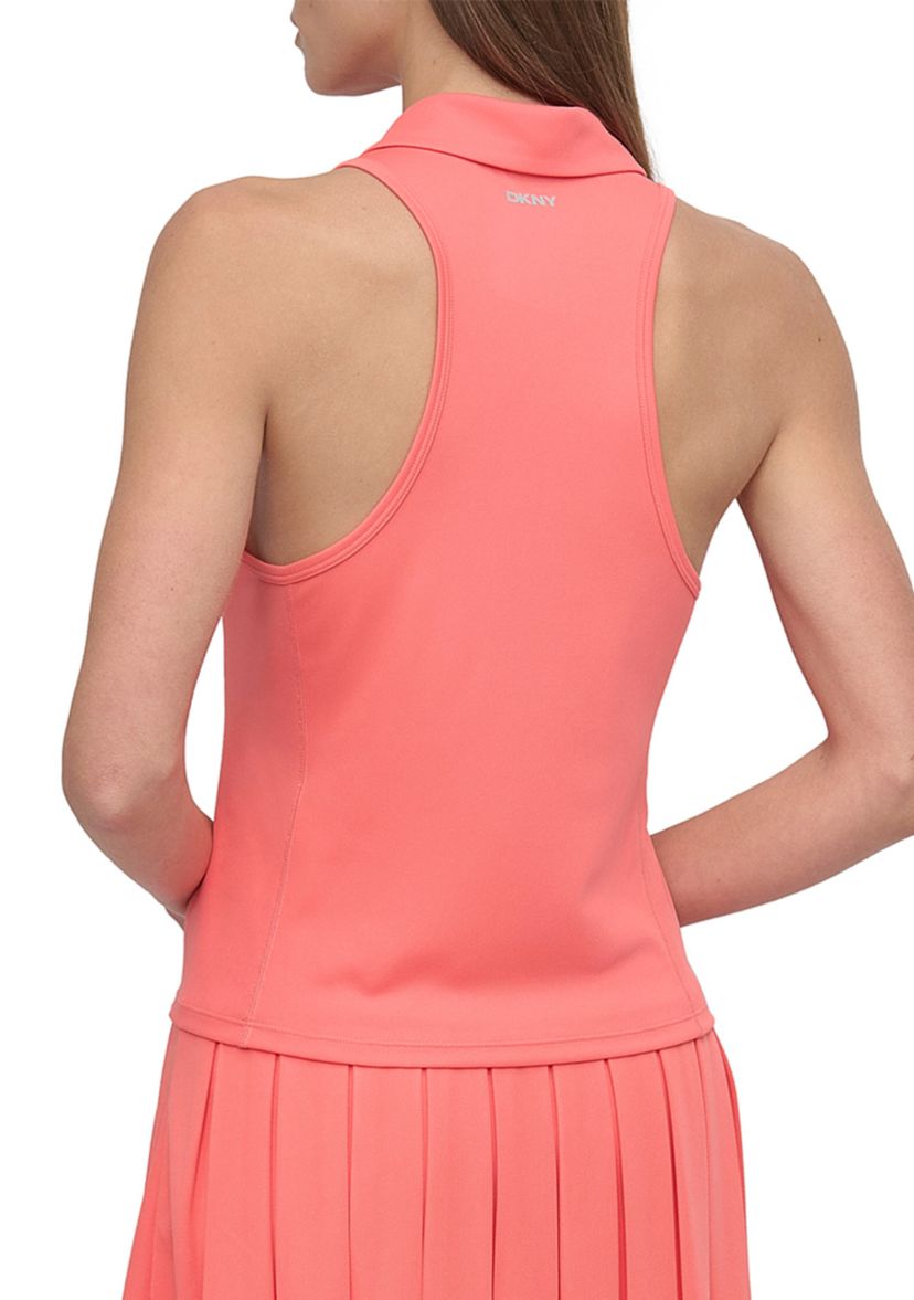 Court Pique Racerback Polo Tank 