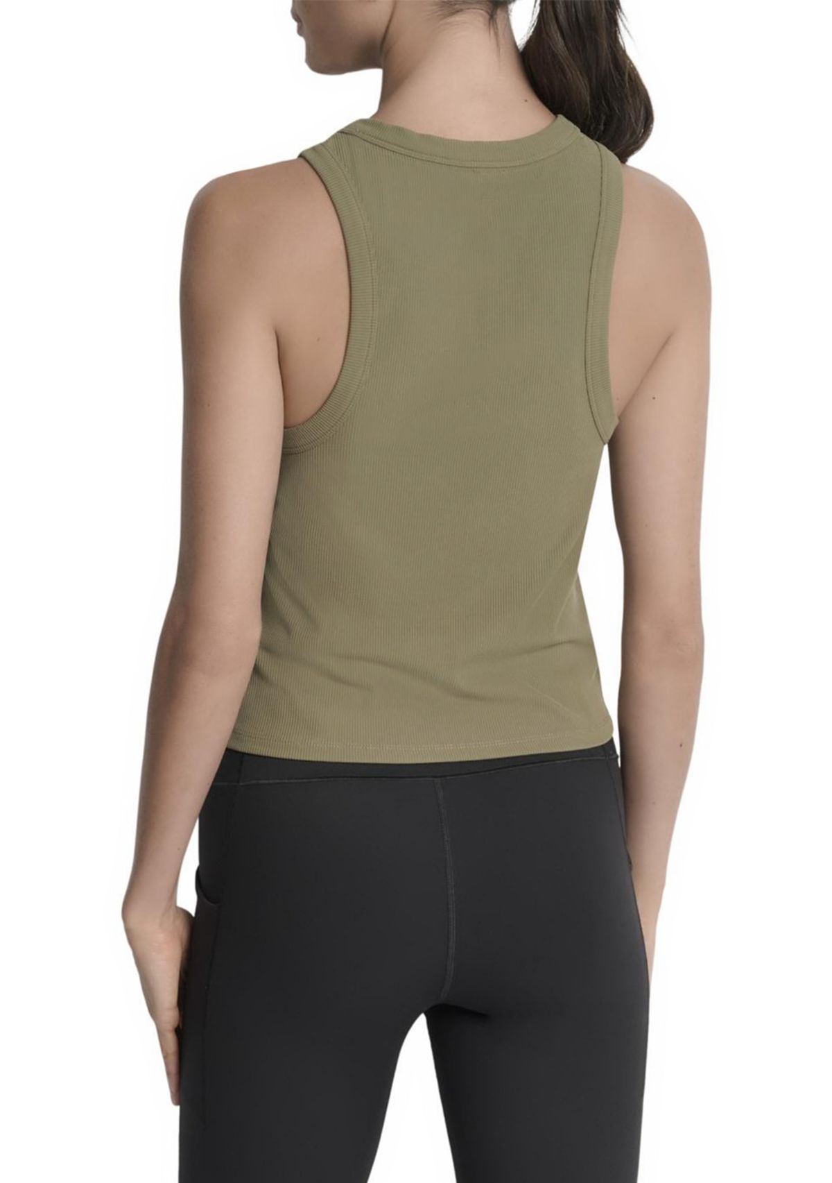 Womens Hudson Rib High Neck Meet and Greet Tank Top