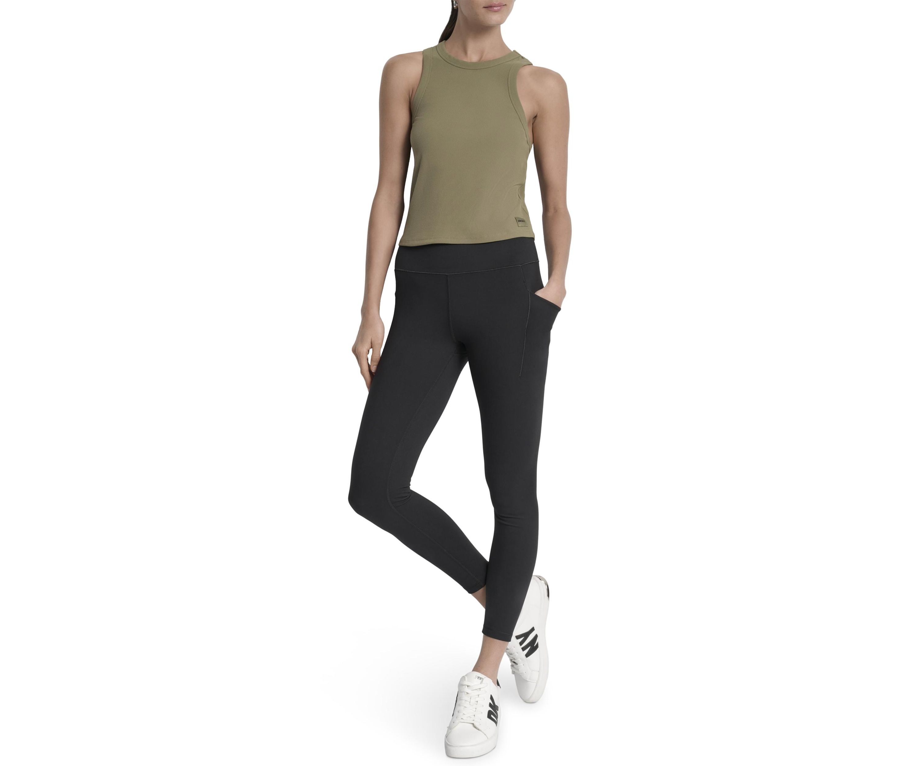 Womens Hudson Rib High Neck Meet and Greet Tank Top