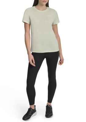 DKNY Sport Women's HD Logo Short Sleeve Relaxed Fit Crew Neck T-Shirt, Small
