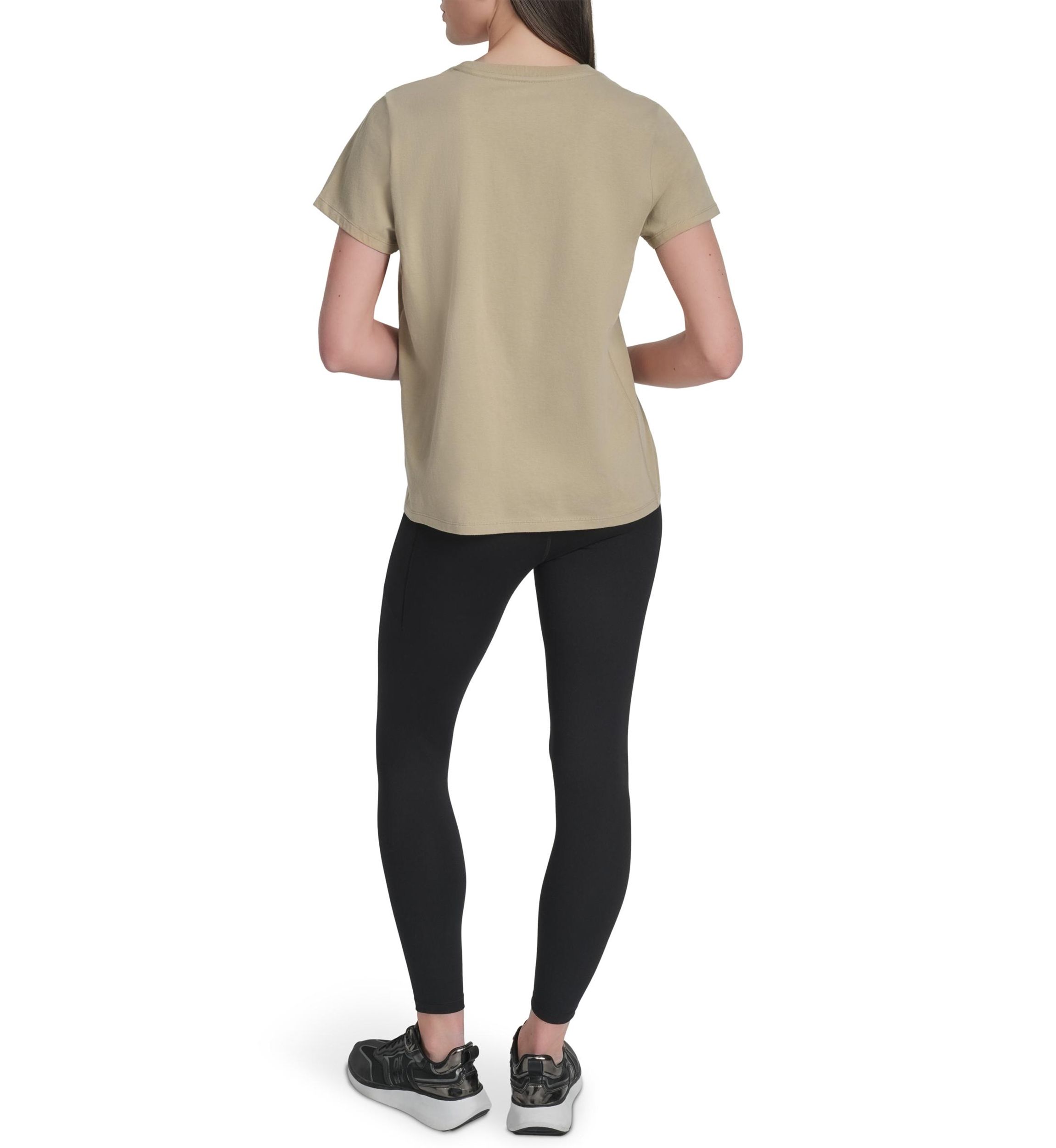 Womens HD Logo Short Sleeve Relaxed Fit Crew Neck T-Shirt