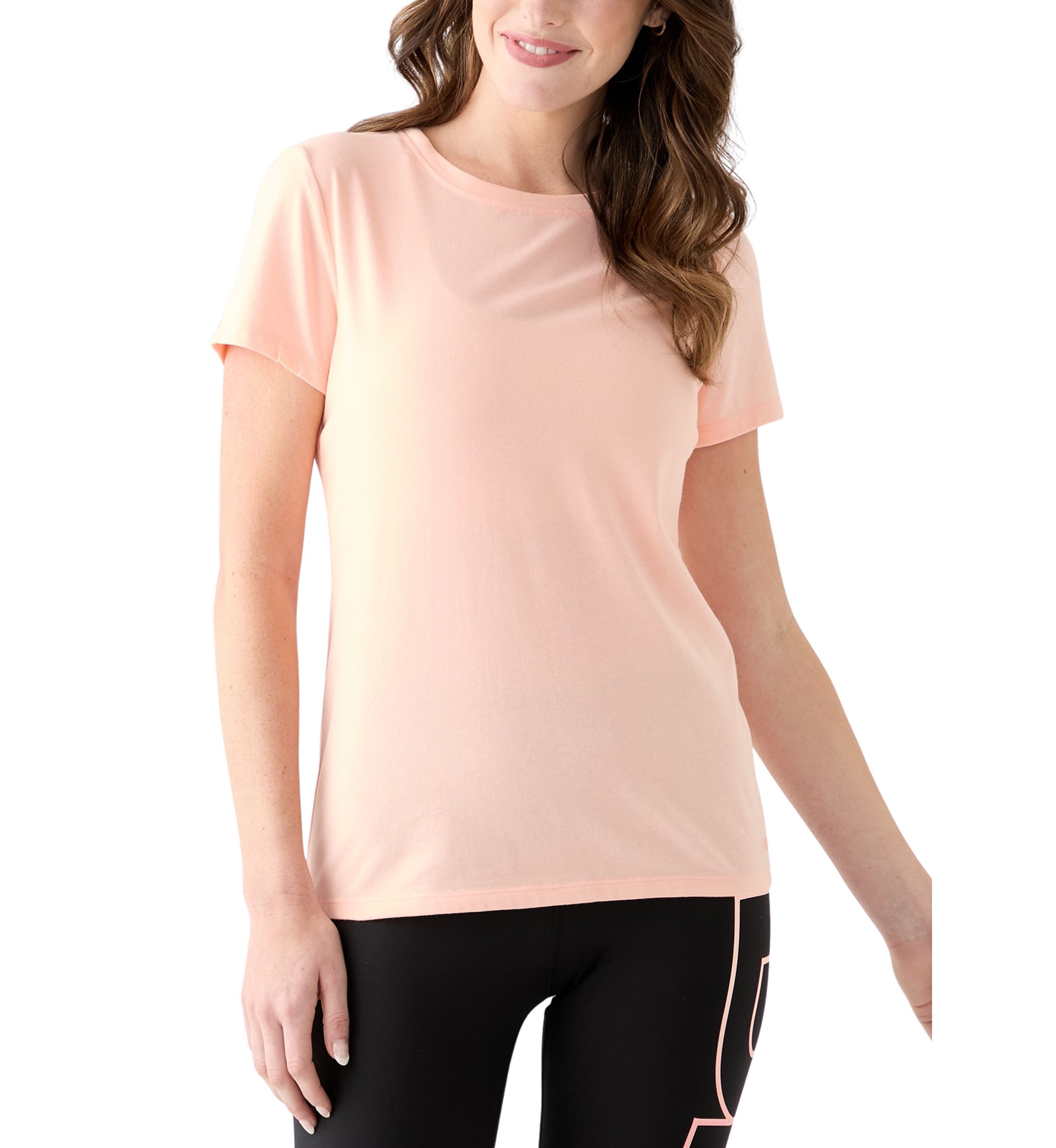 Solid Crew Neck Embroidered T-Shirt 