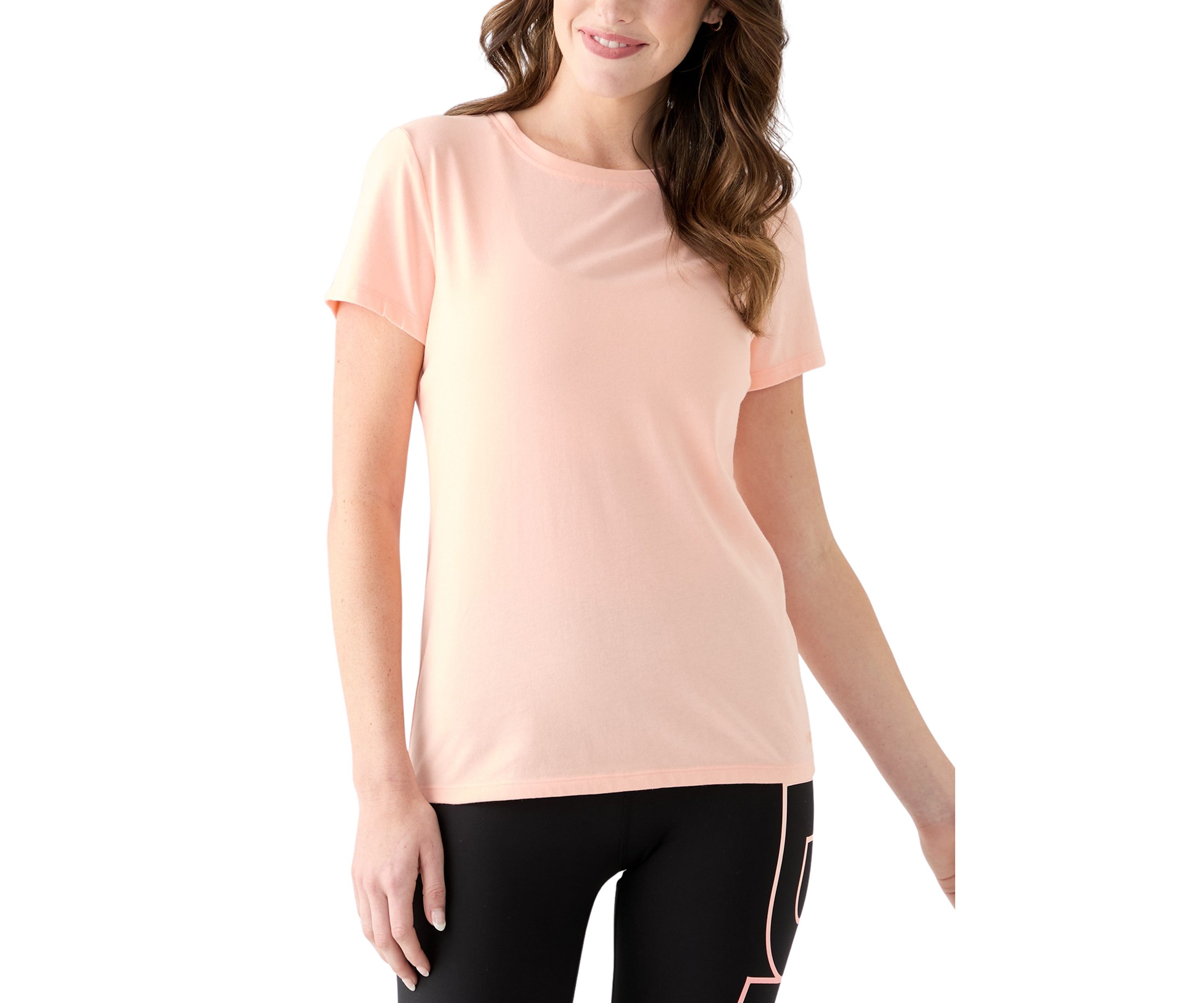 Solid Crew Neck Embroidered T-Shirt 