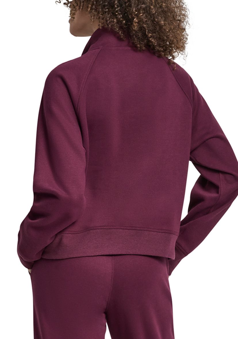 Embroidered Logo Half Zip Pullover with Kanga Pocket 