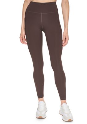 DKNY Sport Women's High Waist 7/8 Printed Fitness Tights with Pockets, XS