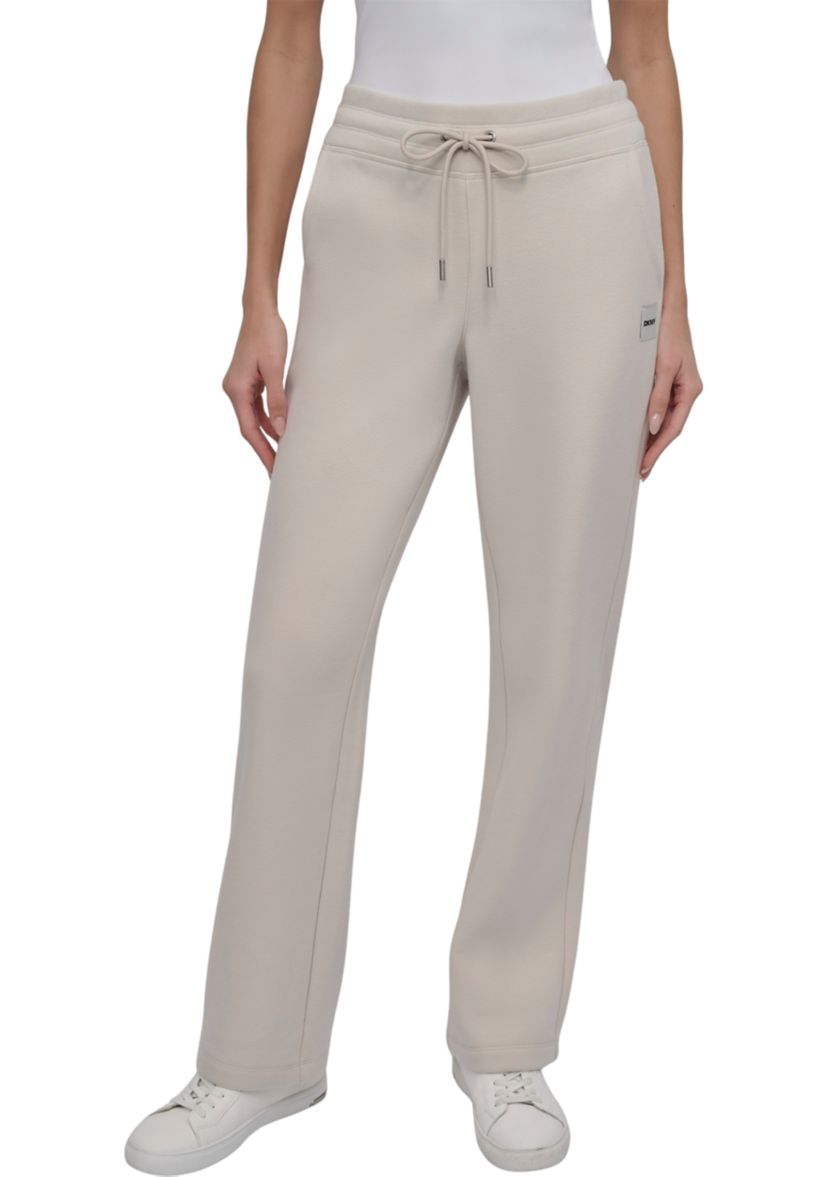 Tonal Logo Patch Track Pants with Pockets 