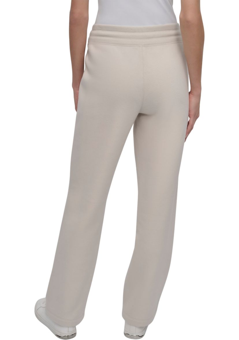 Tonal Logo Patch Track Pants with Pockets 