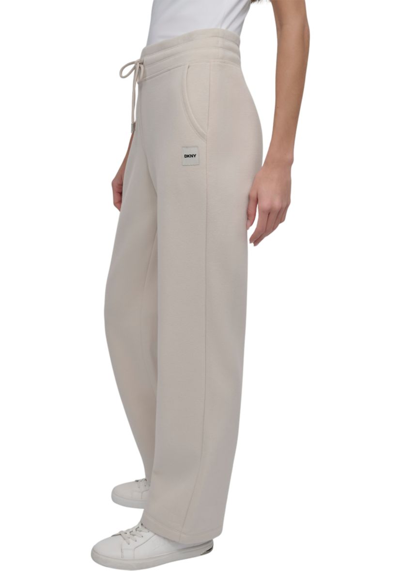 Tonal Logo Patch Track Pants with Pockets 