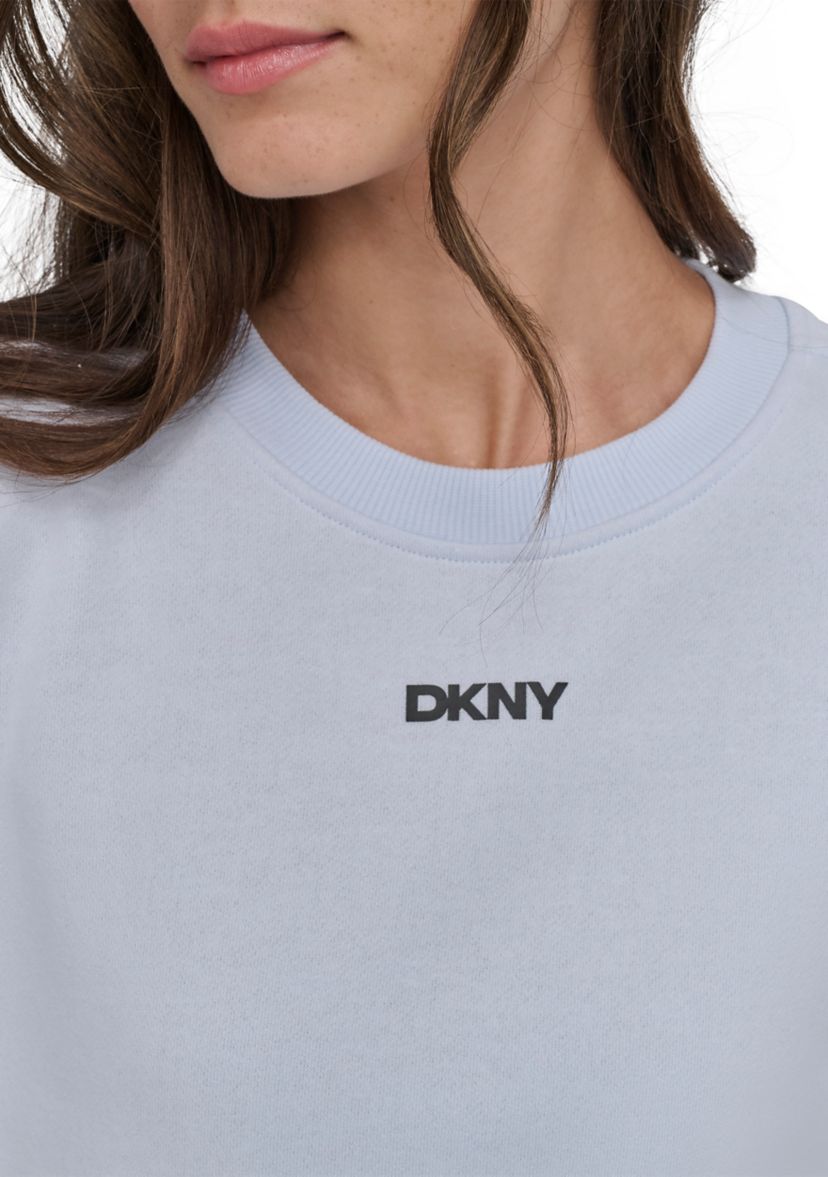 Womens High Low Drop Shoulder Longline Pullover Sweatshirt