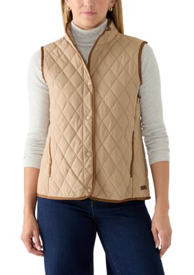 Free Country Women's Lightweight Quilted Vest, Large