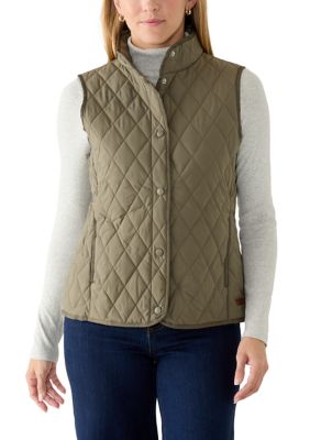 Free Country Women's Lightweight Quilted Vest, Large