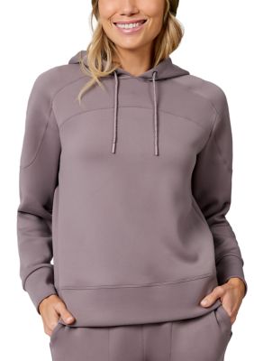 Free Country Women's Ripple Knit Half Zip Front Pullover, Medium