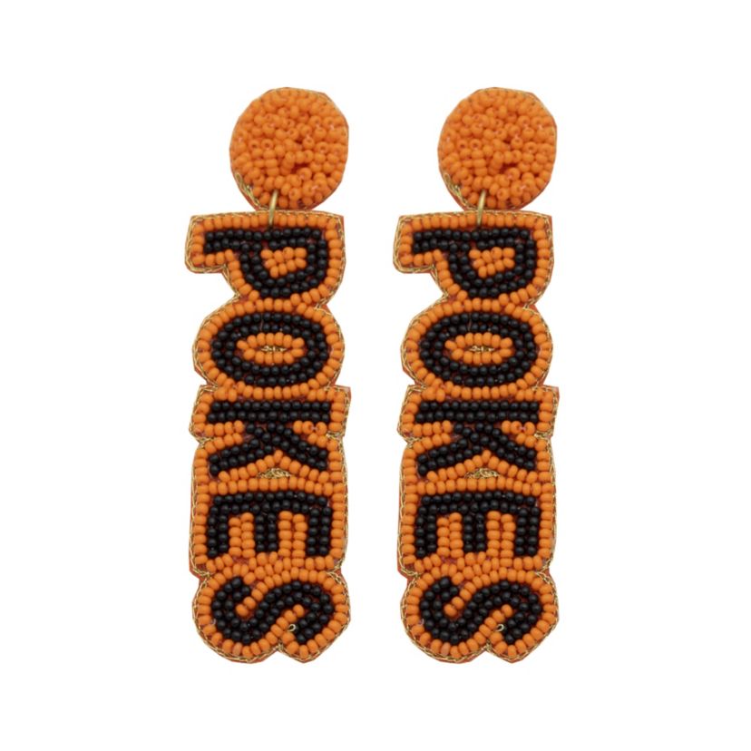 Beaded Earrings - NCAA Licensed