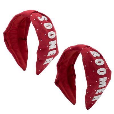 NCAA Beaded Headband Oklahoma