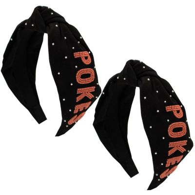 NCAA Beaded Headband Oklahoma State