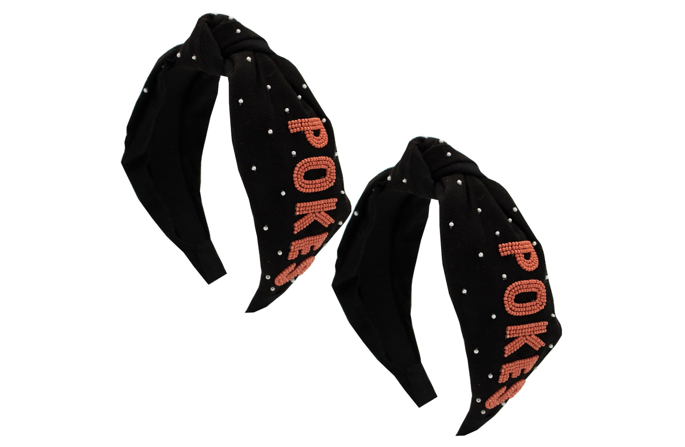 NCAA Beaded Headband Oklahoma State