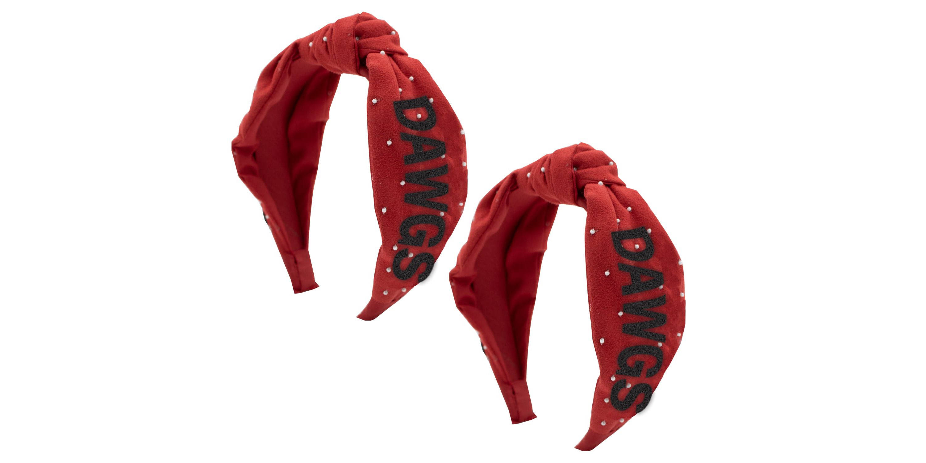 NCAA Beaded Headband University of Georgia