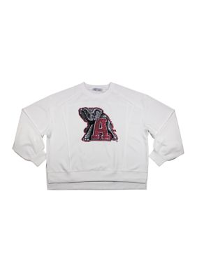 Capri Designs NCAA Alabama Crimson Tide Sequin Graphic T-Shirt, Small