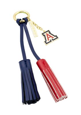 NCAA University of Arizona Tassel Keychain With Charm