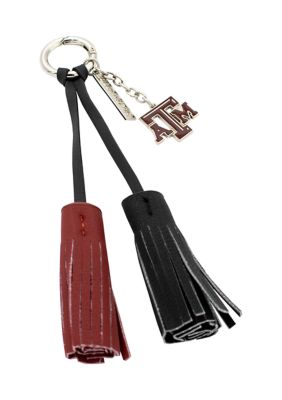 NCAA Texas A&M University Tassel Keychain With Charm